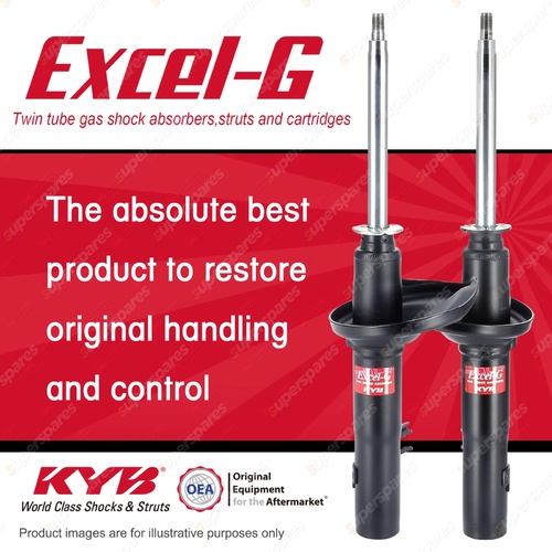 2x Front KYB Excel-G Strut Shock Absorbers for Peugeot 205 I4 FWD Hatch 84-95