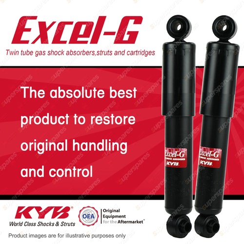 2x Rear KYB Excel-G Shock Absorbers for Peugeot 205 I4 FWD 1.6 2.0 Hatch