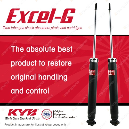 2x Rear KYB Excel-G Shock Absorbers for Peugeot 308 RHR RHH DT4 I4 FWD Hatch