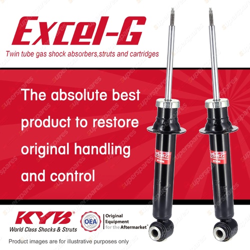 2x Front KYB Excel-G Shock Absorbers for Peugeot 407 RHR RHH 3FZ DT4 I4 FWD