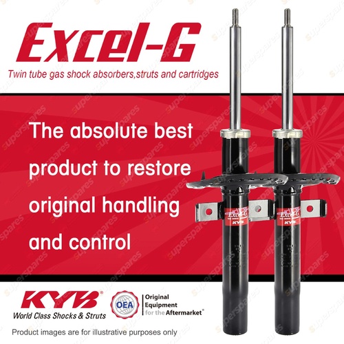 2x Front KYB Excel-G Strut Shock Absorbers for Renault Grand Scenic J84 03-10