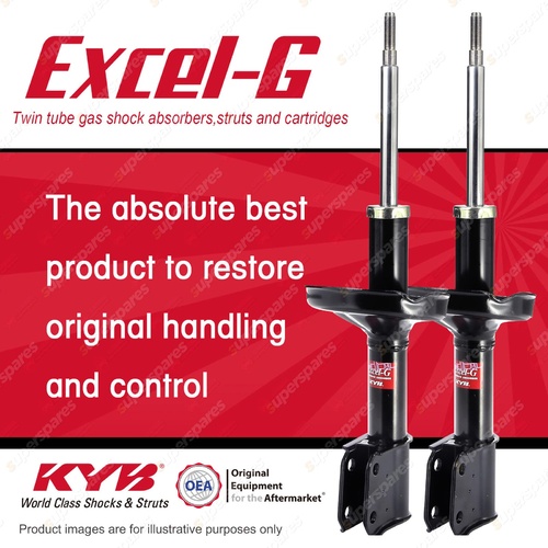 2x Front KYB Excel-G Strut Shock Absorbers for Renault Kangoo X76 I4 DT4 FWD