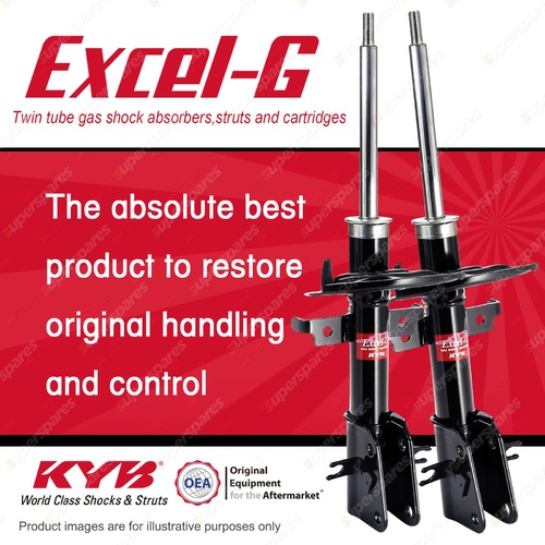 2x Front KYB Excel-G Strut Shock Absorbers for Renault Laguna DT4 V6 FWD 02-07