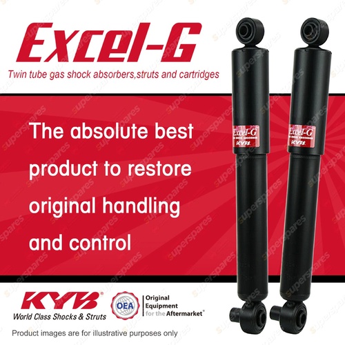 2x Front KYB Excel-G Shock Absorbers for Renault Master X70 F4R 2.5 DT4 FWD Van