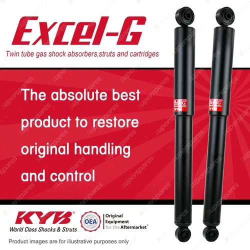 2x Rear KYB Excel-G Shock Absorbers for Renault Master X70 F4R 2.5 DT4 FWD Van