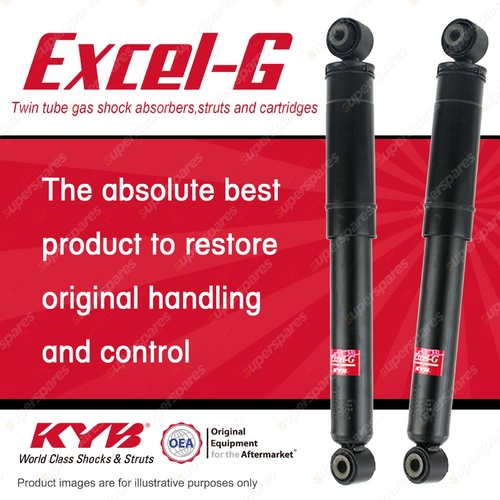 2x Rear KYB Excel-G Shock Absorbers for Renault Master X62 DT4 RWD 2013-On