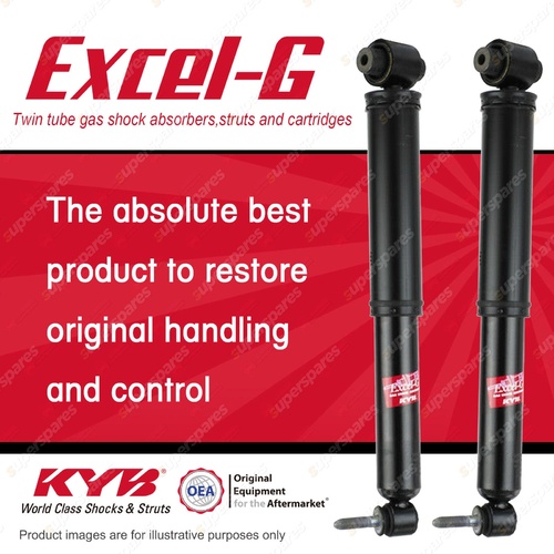 2x Rear KYB Excel-G Shock Absorbers for Renault Megane X32 X95 B95 E95 K95 FWD