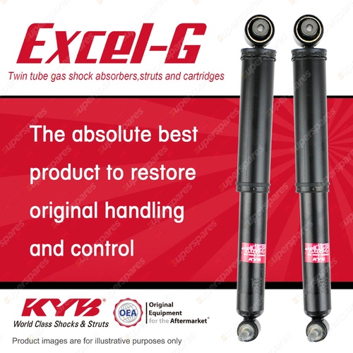 2x Rear KYB Excel-G Shock Absorbers for Renault Megane X32 B95 DT4 I4 FWD Hatch