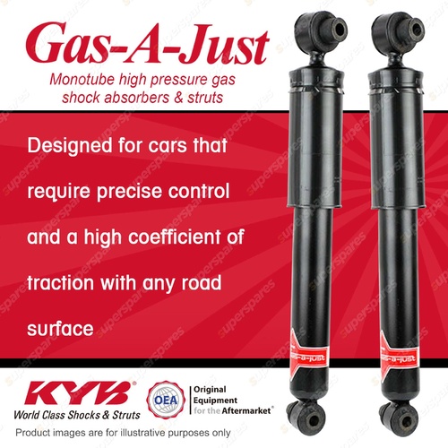 2x Rear KYB Gas-A-Just Shock Absorbers for Renault Scenic JA I4 FWD Wagon 00-05