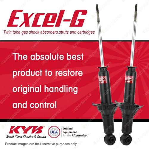 2x Rear KYB Excel-G Shock Absorbers for Rover 25 16K 1.6 I4 FWD Hatchback 03-06