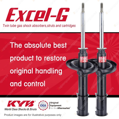 2x Front KYB Excel-G Strut Shock Absorbers for Saab 9000 I4 V6 FWD 90-98