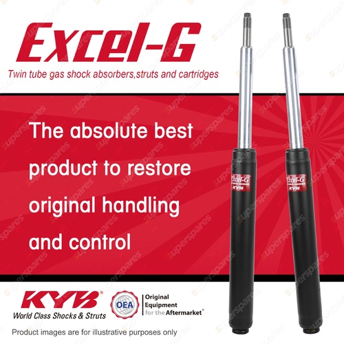 2x Front KYB Excel-G Cartrige Shock Absorbers for Saab 900 I4 V6 FWD Hatch back