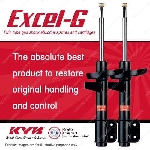 2x Front KYB Excel-G Strut Shock Absorbers for Saab 9-5 YS3E FWD 97-01