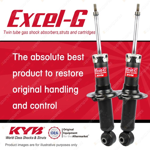 2x Rear KYB Excel-G Shock Absorbers for Subaru BRZ ZC6 FA20D 2.0 F4 RWD Coupe