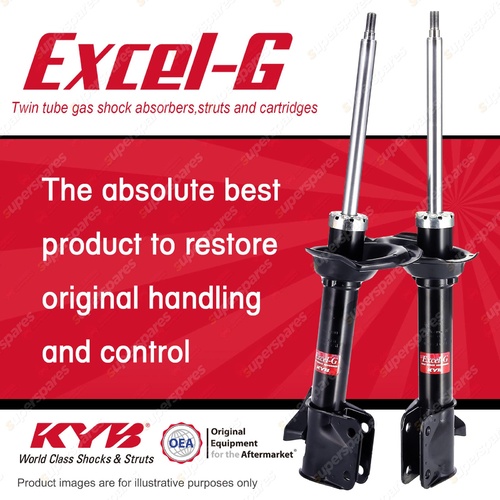 2x Rear KYB Excel-G Strut Shock Absorbers for Subaru Impreza GD9 GDA GDE F4 AWD