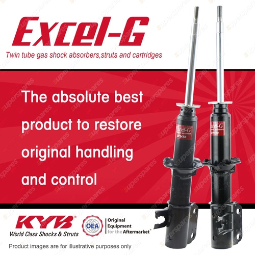 2x Front KYB Excel-G Strut Shock Absorbers for Suzuki Swift SA310 SA413 FWD