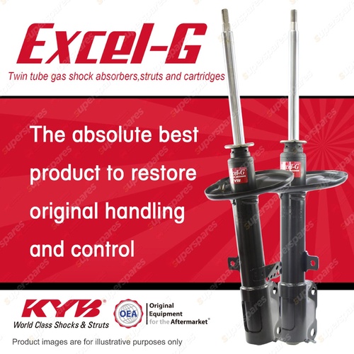 2x Rear KYB Excel-G Shock Absorbers for Toyota Aurion GSV40R Camry ACV40R AHV40