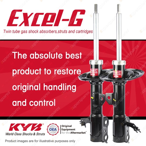 2x Front KYB Excel-G Strut Shock Absorbers for Toyota Camry ASV50R Aurion GSV50R