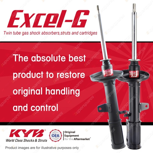 2x Rear KYB Excel-G Strut Shock Absorbers for Toyota Celica ST184R 5SFE 2.2 I4