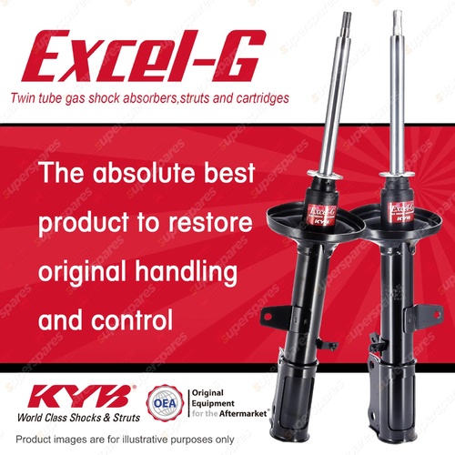 2x Rear KYB Excel-G Strut Shock Absorbers for Toyota Celica ST204R 5SFE 2.2 I4