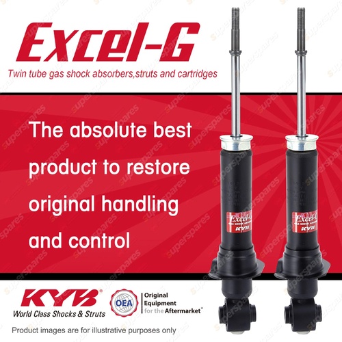 2x Rear KYB Excel-G Shock Absorbers for Toyota Celica ZZT231R 2ZZGE 1.8 I4 FWD