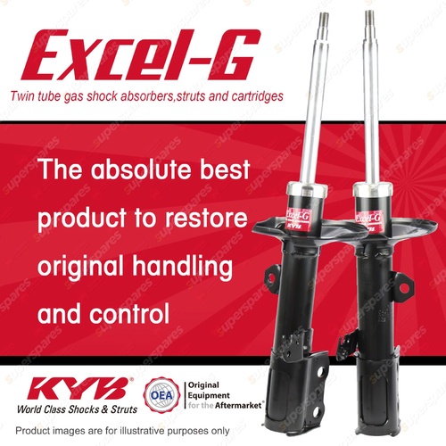 2x Front KYB Excel-G Strut Shock Absorbers for Toyota Corolla ZZE123R Sportivo