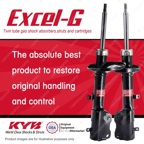 2x Rear KYB Excel-G Strut Shock Absorbers for Toyota Corolla AE112R 7AFE 1.8