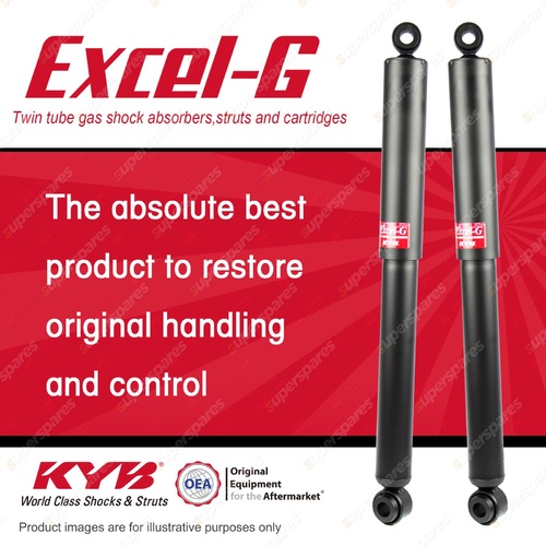 2x Rear KYB Excel-G Shock Absorbers for Toyota Hiace KDH200 201 220 221 222 223