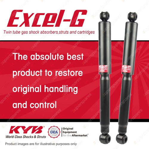 2x Rear KYB Excel-G Shock Absorbers for Toyota Hiace LH RZH 100 Series 89-05