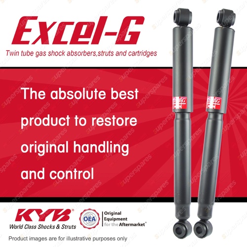 2x Rear KYB Excel-G Shock Absorbers for Toyota Hilux GGN15R KUN16R TGN16R 05-15