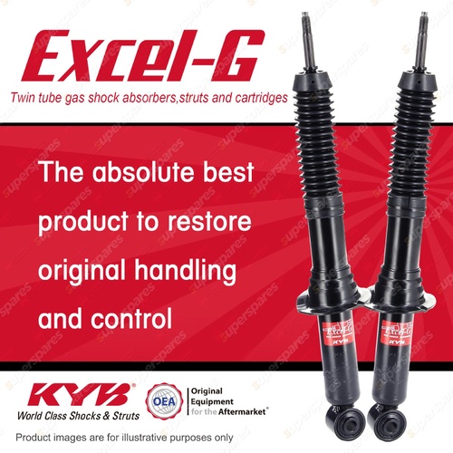 2x Front KYB Excel-G Shock Absorbers for Toyota Hilux Surf KZN185R 1KZTE 3.0 I4