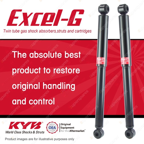 2x Rear KYB Excel-G Shock Absorbers for Toyota Hilux RN105R LN106R LN107R LN111R