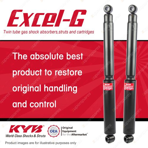 2x Rear KYB Excel-G Shock Absorbers for Toyota Hilux LN147R RZN147 RZN149 RZN154