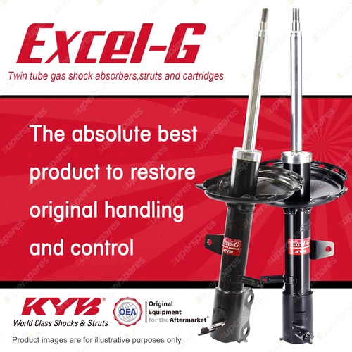 2x Rear KYB Excel-G Strut Shock Absorbers for Toyota Kluger MCU28R 3MZFE 03-07