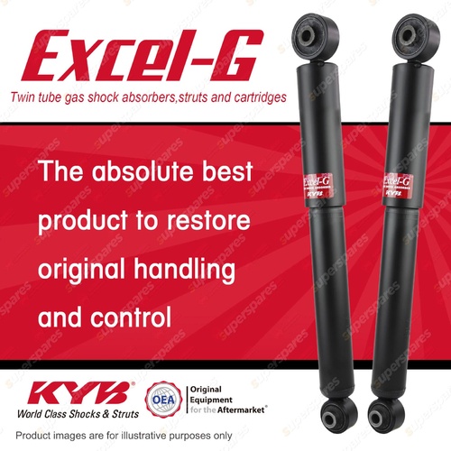 2x Rear KYB Excel-G Shock Absorbers for Toyota Kluger GSU50R GSU55R V6 AWD