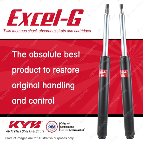 2x Front KYB Excel-G Cartrige Shock Absorbers for Toyota MR2 SW20R 3SGE I4 RWD