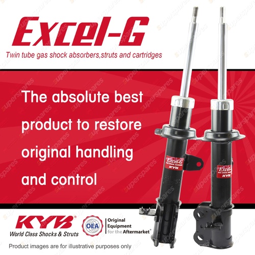 2x Rear KYB Excel-G Strut Shock Absorbers for Toyota MR2 ZZW30R Spyder 1.8 I4