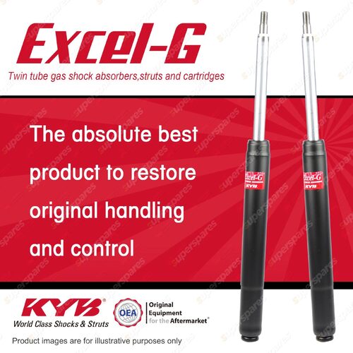 2x Rear KYB Excel-G Cartrige Shock Absorbers for Toyota MR2 SW20R 3SGE I4 RWD