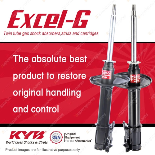 2x Front KYB Excel-G Strut Shock Absorbers for Toyota Corolla EL41R Starlet EP82