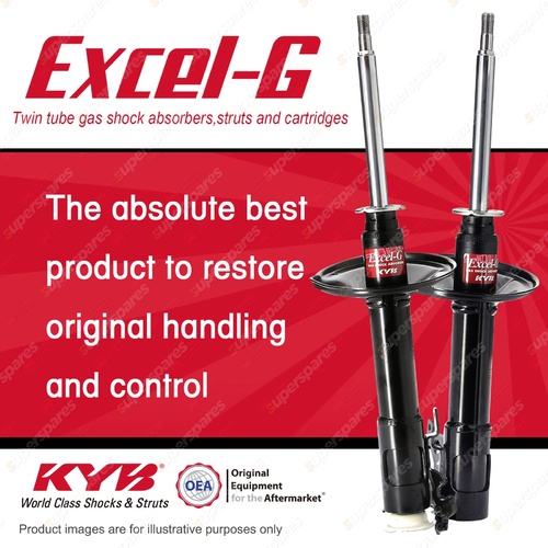 2x Front KYB Excel-G Shock Absorbers for Toyota Starlet EP91R Paseo EL44R EL54R