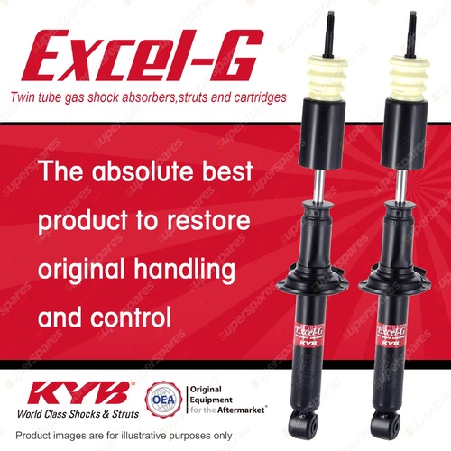 2x Rear KYB Excel-G Shock Absorbers for Toyota Starlet EP 82 P91 Paseo EL 44 54