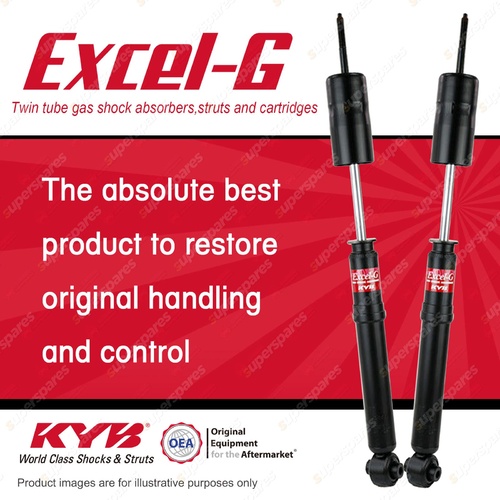 2x Rear KYB Excel-G Shock Absorbers for Volkswagen Golf Mkl 1.6 I4 FWD Hatch