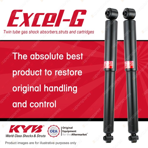 2x Rear KYB Excel-G Shock Absorbers for Volkswagen LT46 2D RWD 2.5 2.8 03-07