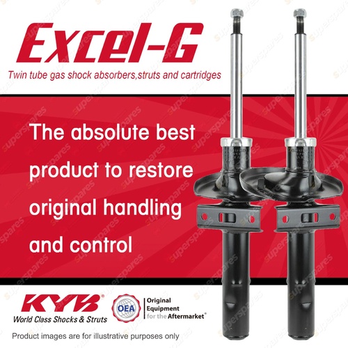 2x Front KYB Excel-G Strut Shock Absorbers for Volkswagen Sharan 7M V6 FWD