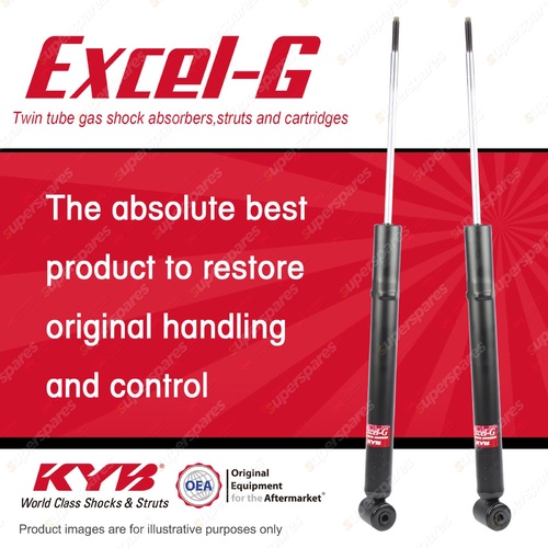 2x Rear KYB Excel-G Shock Absorbers for Volkswagen Vento 1H Golf MkII MkIII