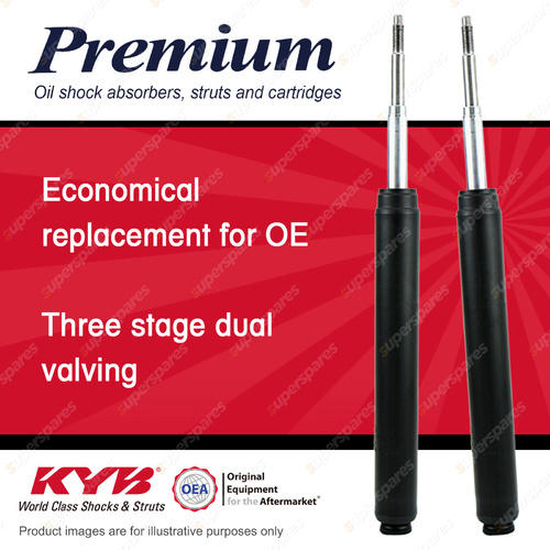 2x Front KYB Premium Cartrige Shock Absorbers for Volvo 360 B19E 2.0 I4 RWD