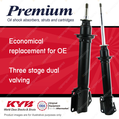 2x Front KYB Premium Strut Shock Absorbers for Volvo 440 B20F 2.0 I4 FWD Hatch