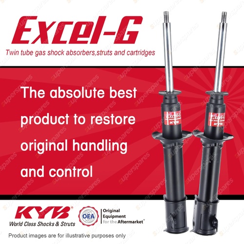 2x Front KYB Excel-G Strut Shock Absorbers for Daihatsu Cuore L701 Handivan