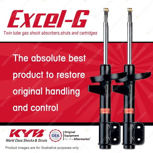 2x Front KYB Excel-G Strut Shock Absorbers for Peugeot 2008 9HP 1.6 FWD SUV