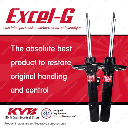 2x Front KYB Excel-G Strut Shock Absorbers for Honda Civic FK5 1.8 FWD Hatchback